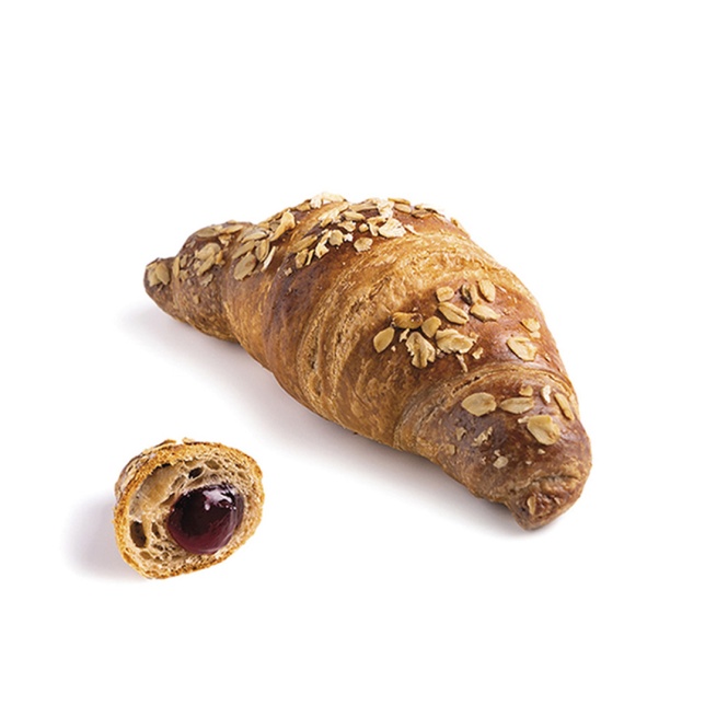 Croissant wegański granfarro z granatem